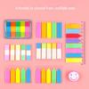 Abnehmbare bunte Index-Aufkleber: Kleine frische Schülermarker und Haftnotizen