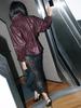 2025 Summer Women's Fashion: Versatile High Neck Long Sleeve Leather Jacket with Adjustable Waist