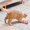 Giocattolo Interattivo per Gatto Collare Bacchetta Stuzzicante con Piume Naturali Colorate e Campanellino Design Regolabile Giocattolo Autogiocante Bacchetta Stuzzicante per Gatto Domestico