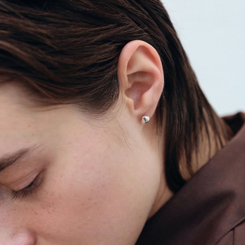 Another Layer Chestnut Earring (silver925)(2color)