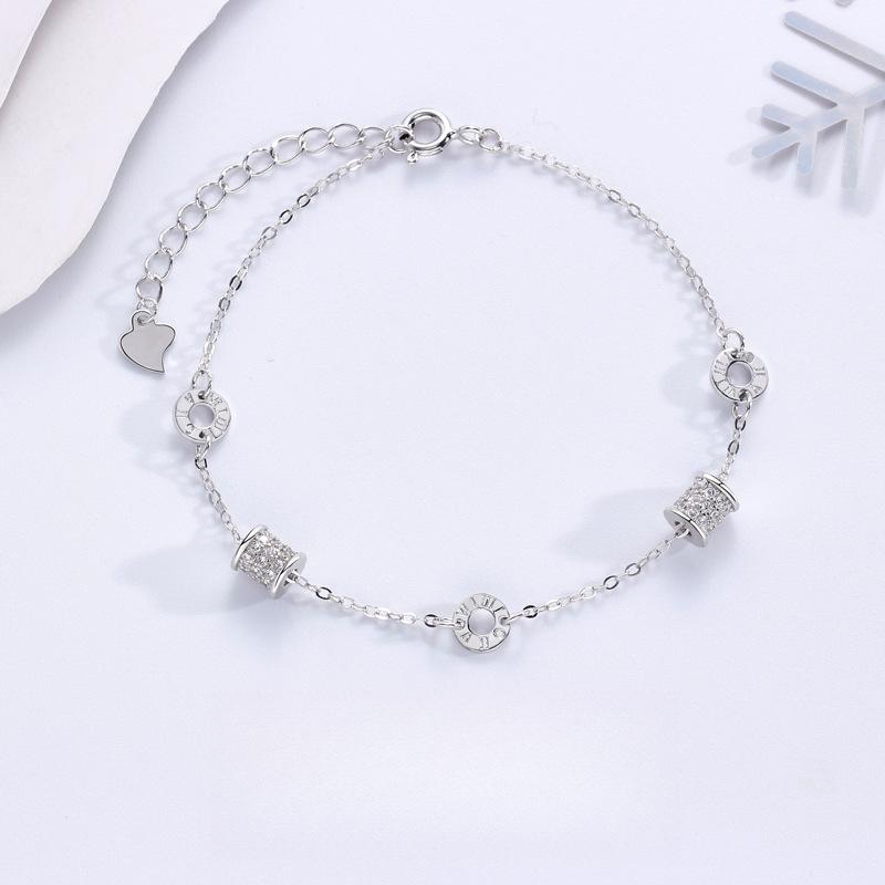 Roman Numerals Small Waist Bracelet Women's Simple Rose Ins Niche High-end Bracelet