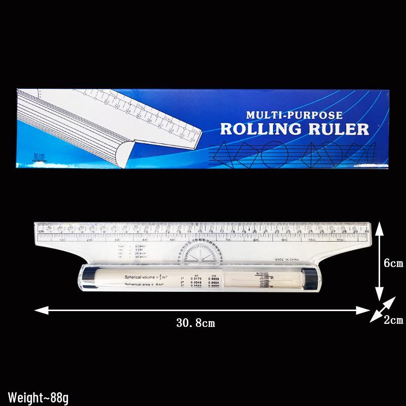 XHG30CM Multi-Purpose Parallel Drafting Roller Ruler for Drawing & Design
