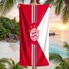FC Bayern München Druck Schnelltrocknendes Strandtuch Mikrofaser Saugfähig Tragbares Reise-Badetuch