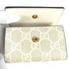 GUCCI 456118 logo GG 6 Key Case Key 6P Key Case PVC/Leather Beige