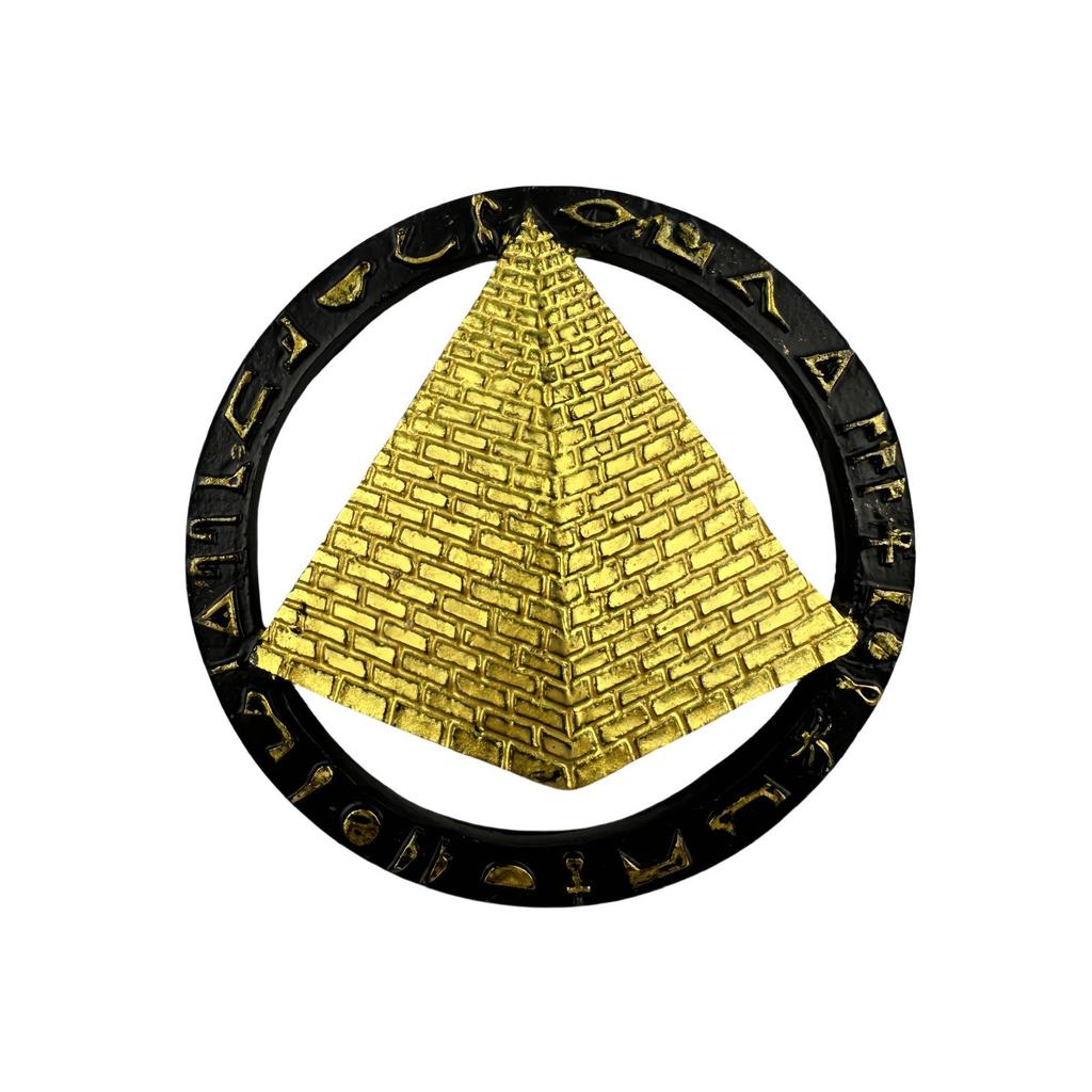 Hand-Painted Egypt Pyramids & Sphinx Resin Fridge Magnet - Tourist Souvenir. Free Shipping!