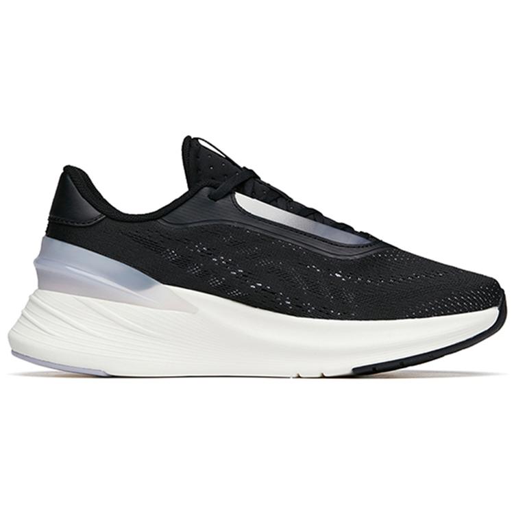 Anta Lightweight Cushioning Low top Running Shoes Women's Black Gray 122215556-1