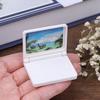 Dollhouse Miniature Modern Computer For Children Toy Dolls Laptop Computer