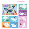 Educational Toys DIY Paste Material Kit Handmade Animals Sticker Book  Children