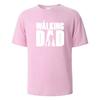 Camisetas Divertidas con Estampado Callejero The Walking Dad para Hombre Moda Verano Camiseta Holgada Oversize de Algodón Manga Corta Casual Hip Hop