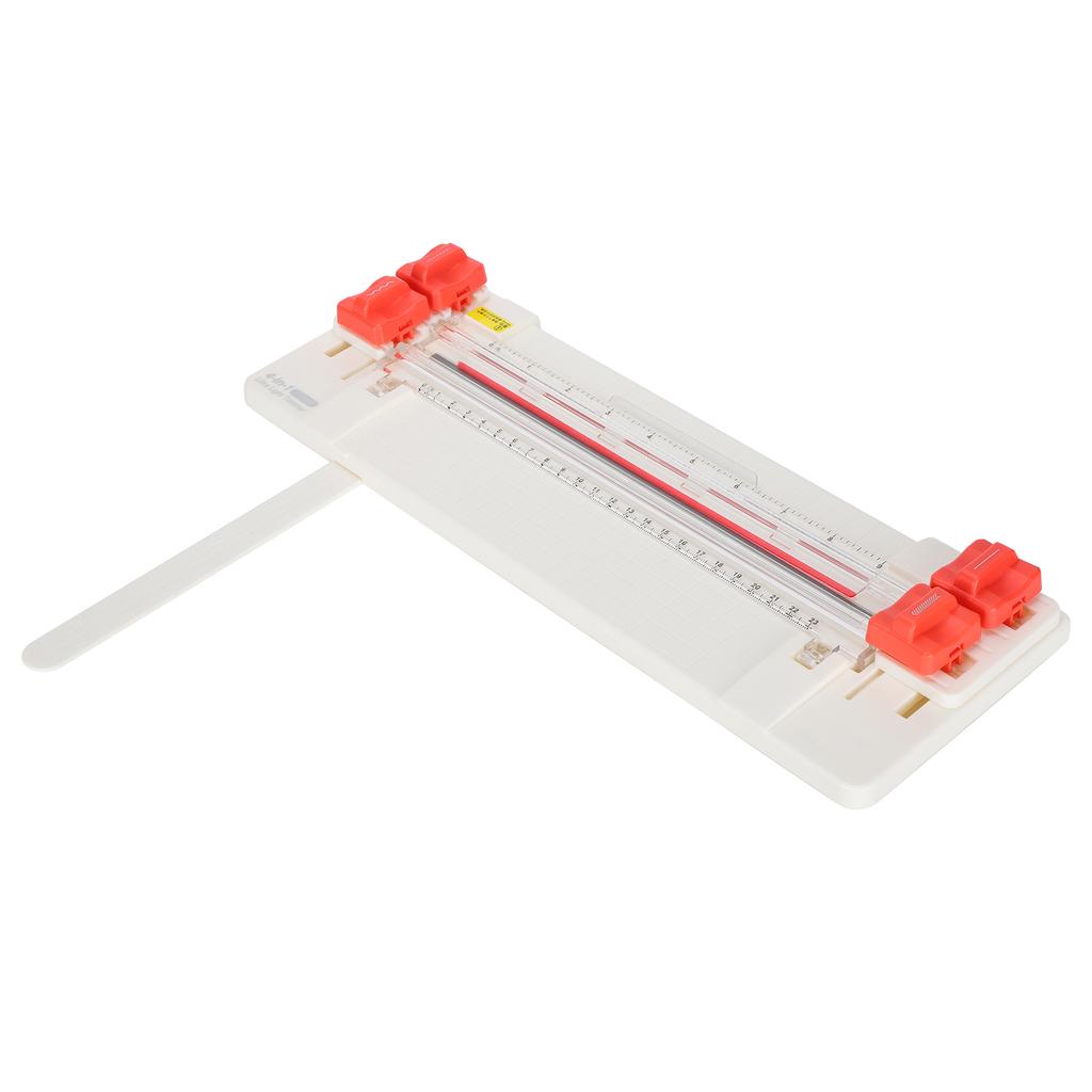 Paper Cutter 4 In 1 Rolling Portable Photo Trimmer Dotted Straight Wavy Creasing GaugeWhite