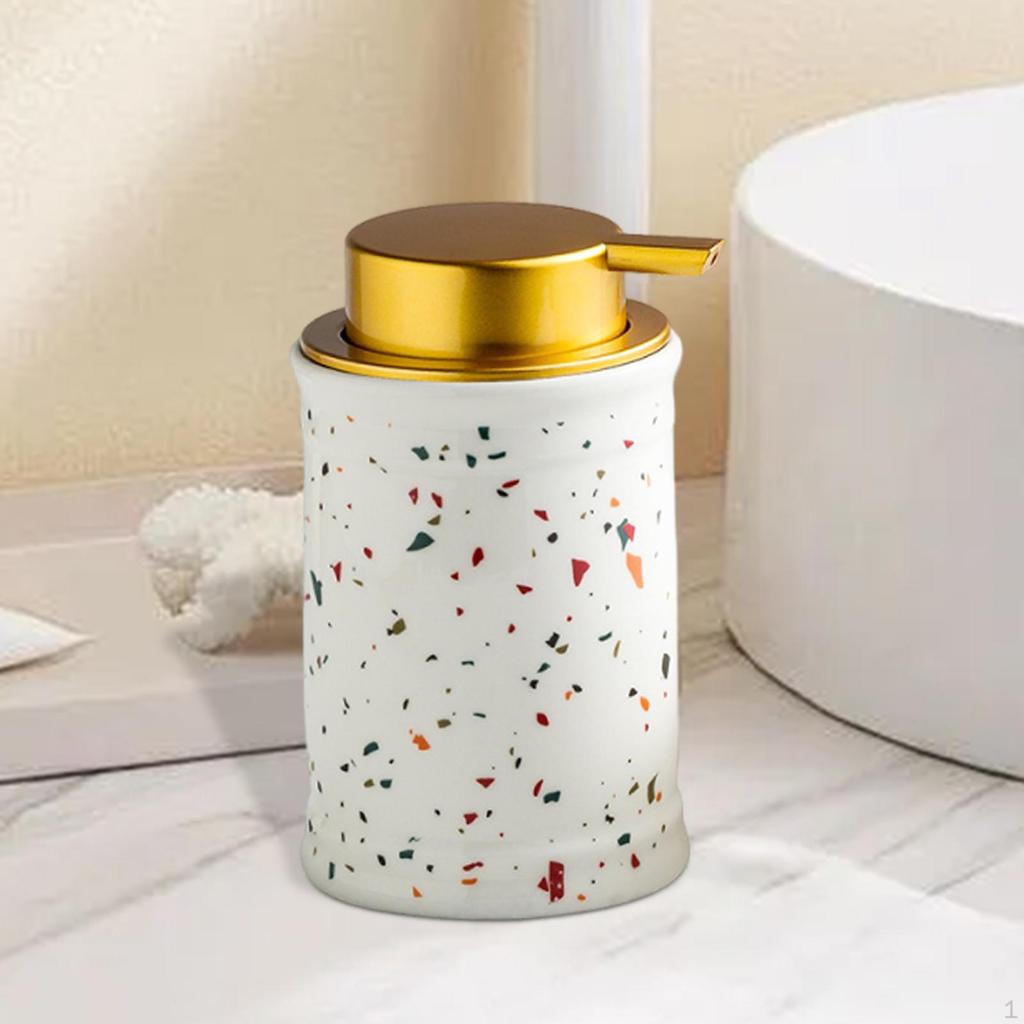Dispenser di Sapone Schiumogeno per Mani Facilmente Riempibile Contenitore da 320ml Flacone con Pompa Schiumogena per Famiglia