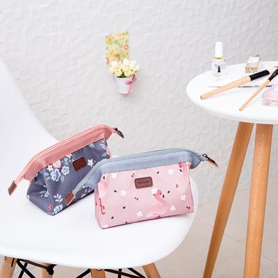 2Pcs Simple Travel Cosmetic Bag, Portable Waterproof Toiletry Wash Storage Pouch Multifunctional Makeup Organizer