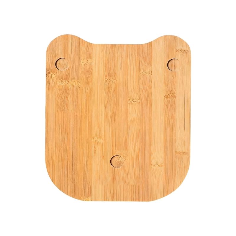 

High Quality Wooden Tray With Rubber Rollers For Simple Transport Of Coffee Maker And Mixer 1