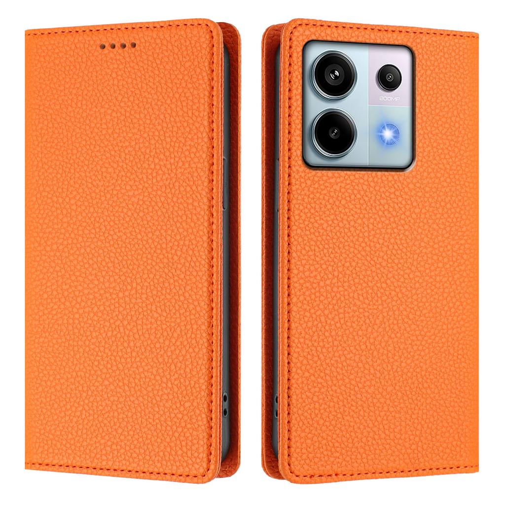 Pentru Xiaomi Poco X6 5G/Xiaomi Redmi Note 13 Pro 5G Husă Portofel Blocare RFID Textură Litchi Piele Husă Mobil