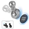 Knop Start Schakelaar Gotisch Metaal Schedel Universele Hendel Auto Startknop Cover Voor Vrachtwagens Campers Boten Voertuig Motor Buiten