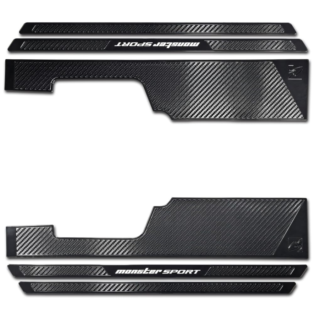 

MONSTER SPORT Side Sill Protectors for Suzuki Swift Sport Set of 6 Scratch Interior Made in Black [ZC33S] - - Prevention, Protection, Japan, -