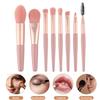 8Pcs Portable Makeup Brush Set Soft Makeup Concealer Brush Blush Loose Powder Brush Eye Shadow Foundation Brush Beauty Tools