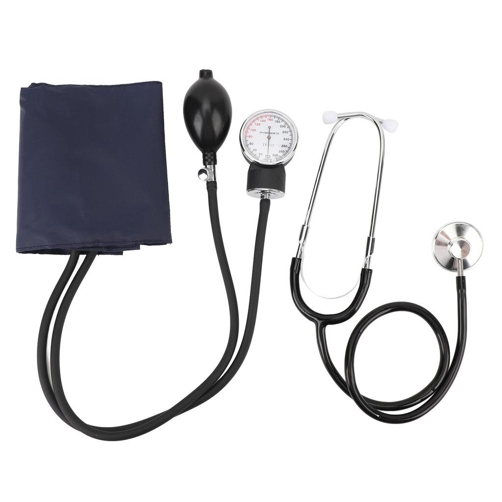 Aneroid Sphygmomanometer Manual Blood Pressure Cuff Manual Kit with Stethoscope