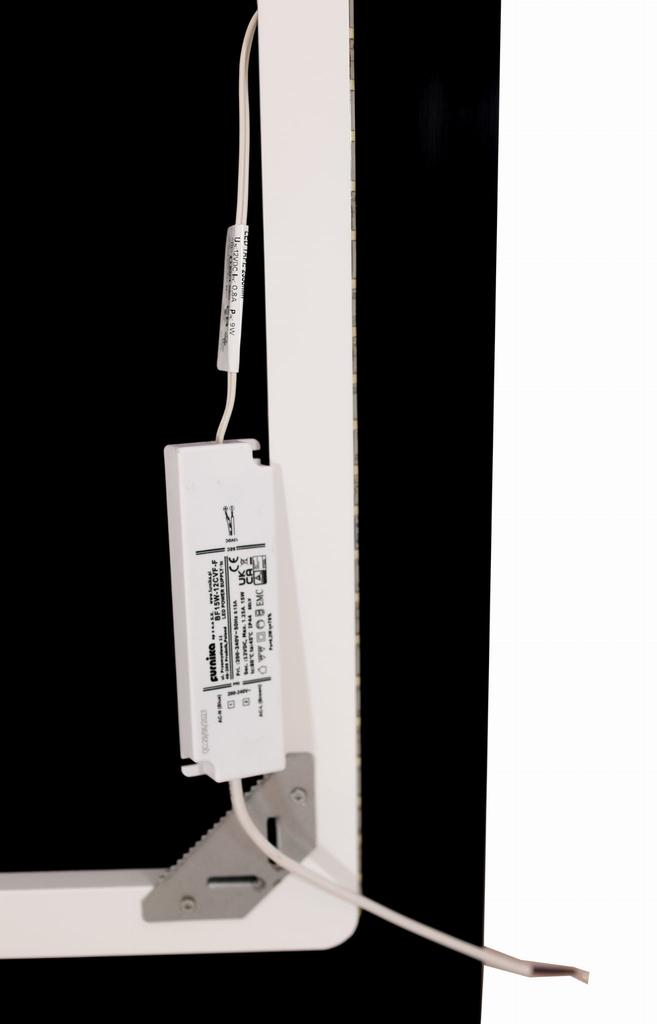 LED Illuminated Mirror Luna Semi-oval 50X90