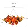 Halloween Decoration Maple Leaf Pumpkin Decorative Pendant Harvest Festival Wall Hanging Props Autumn Fall Decorations