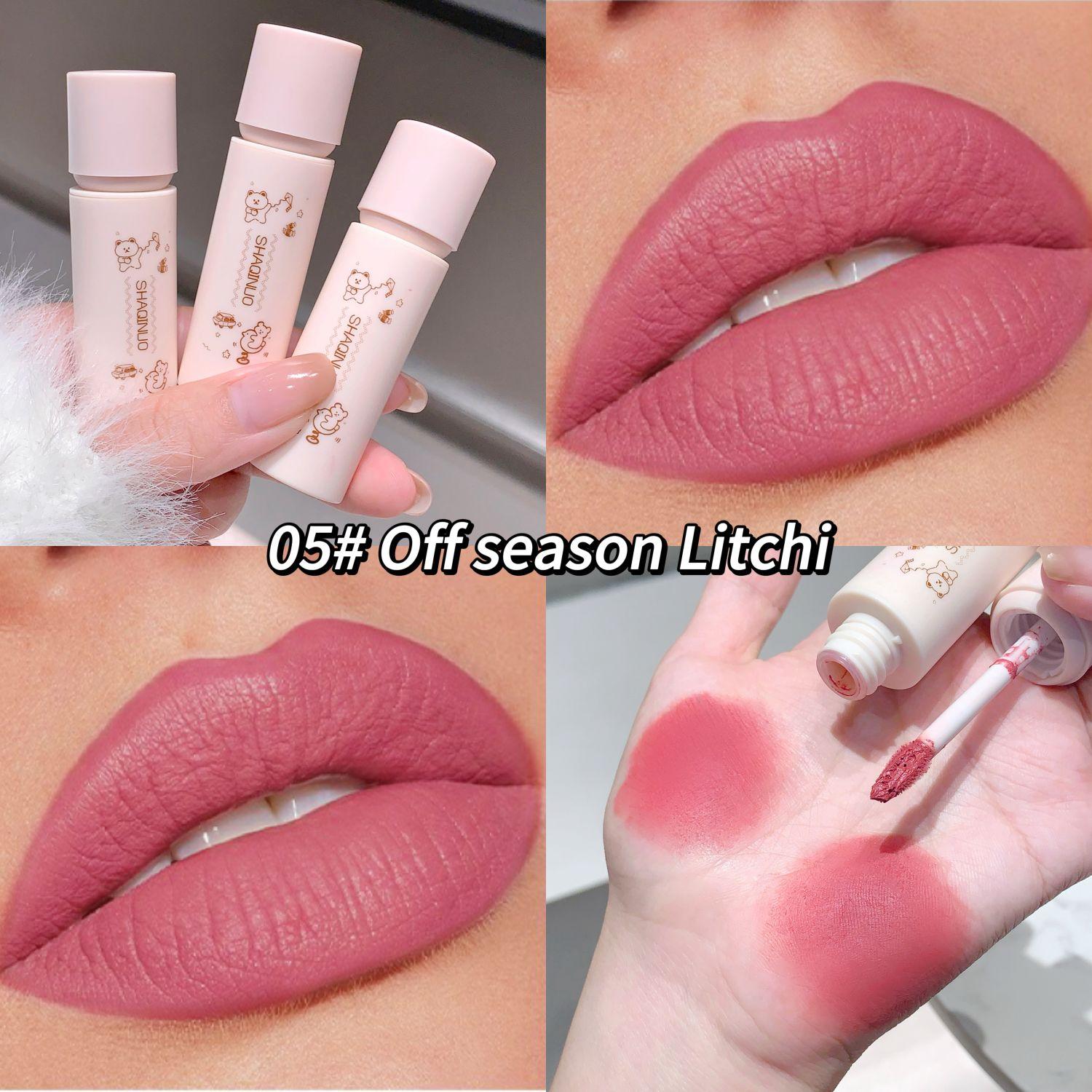 

SHAQINUO Cloudy Lip Clay Colours Matte Lip Mud & Design Cosmetics Lip Mud для ежедневного нанесения макияжа