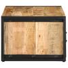  Coffee Table, 90x50x36 Cm, Rough Solid Mango Wood