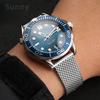 For Omega 007 Flawless Death 210.90 Seahorse 300 Ghost Party Rose Gold Fine Steel Watch Strap Men's Comfortable Bracelet