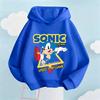 Kids Sonic Hedgehog Hoodie Boys Girls Cartoon Character Pullover Sweatshirt 2026 Long Sleeve Casual Top Children 4-13yrs