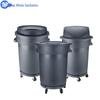 Blue Whale Sanitation 120L Outdoor Round Trash Can with Lid