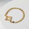 14K Ivy Charm Chain Gold Ring