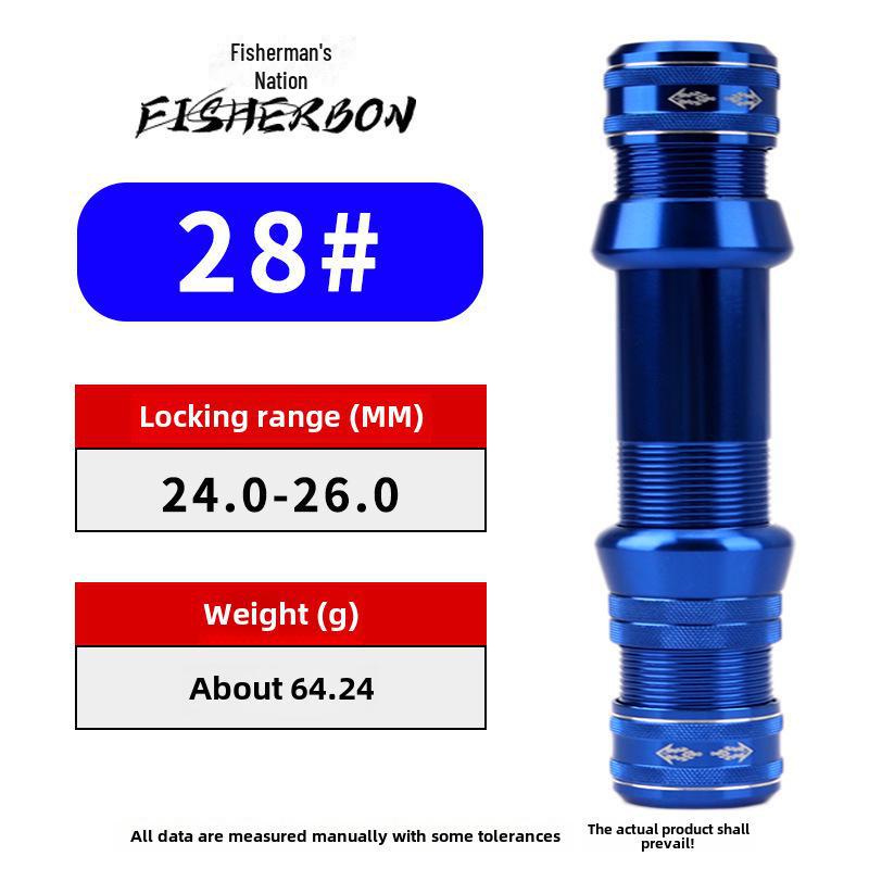 Retractable All-Metal Fishing Rod Seat with Self-Locking Mechanism
