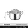 ZISIZ 18cm 316 Stainless Steel Induction Cooker Hotpot