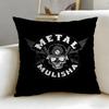 Classic Brand Metal Mulisha Cushion Cover Soft & Easy-Wash Pillow Case – Versatile for Couch, Bed, Travel and Office
