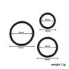 Men's Silicone Penis Ring Set - Extra Thick Enlargement & Masturbation Rings, Adult Sex Toys