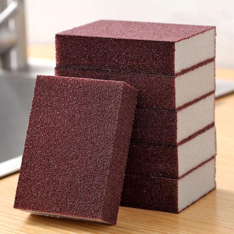Magic Sponge Cleaning Brush, Metal Rust Removal Sponge Wipe, Emery Sponge Brush, Pot Brush, Kitchen Cleaning Daily Necessities