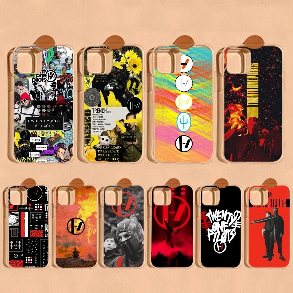 Band Twenty One P-Pilots Handyhülle Für IPhone 16 15 8 7 6 6S Plus X SE XR XS 14 11 12 13 Mini Pro Max Handyhülle