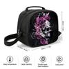 Schädel Dreiteiliges Set Rucksäcke Für Jungen Und Mädchen Beste Geschenke 2D Flacher Cartoon Schulrucksack Für Kinder
