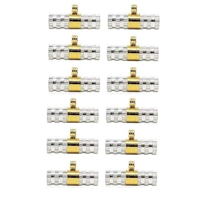 

TreegoArt Cylinder Shape Prayer Locket Stylish Tabij Amulet Pendant For Spiritual For All Ages - Pack Of 12 золотистий