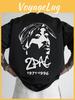 Rock Band Mens Vintage Graphic Print Tshirt 2pac 19711996 Tribute Design Black Short Sleeve Round Neck Summer Casual Tee