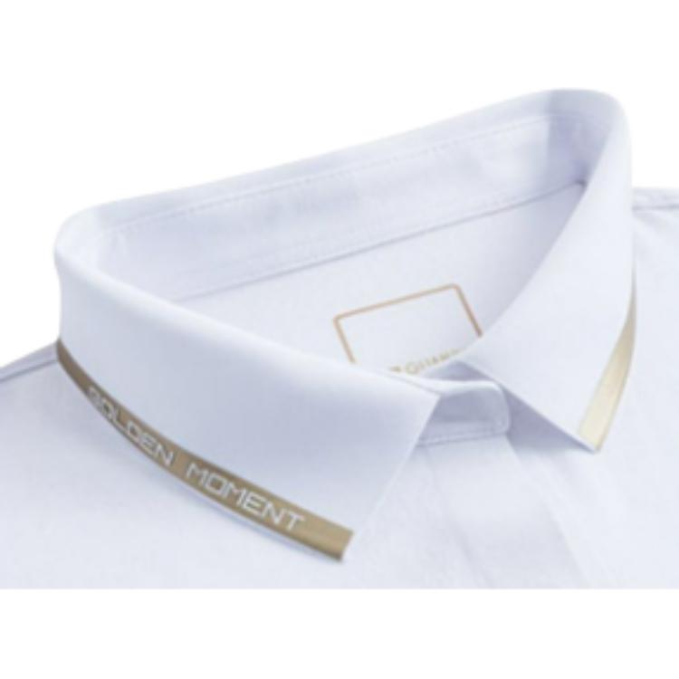 Anta Champion Series Letter Flag Short Sleeve Polo Shirt Women tops Gravel-White 162320118-3