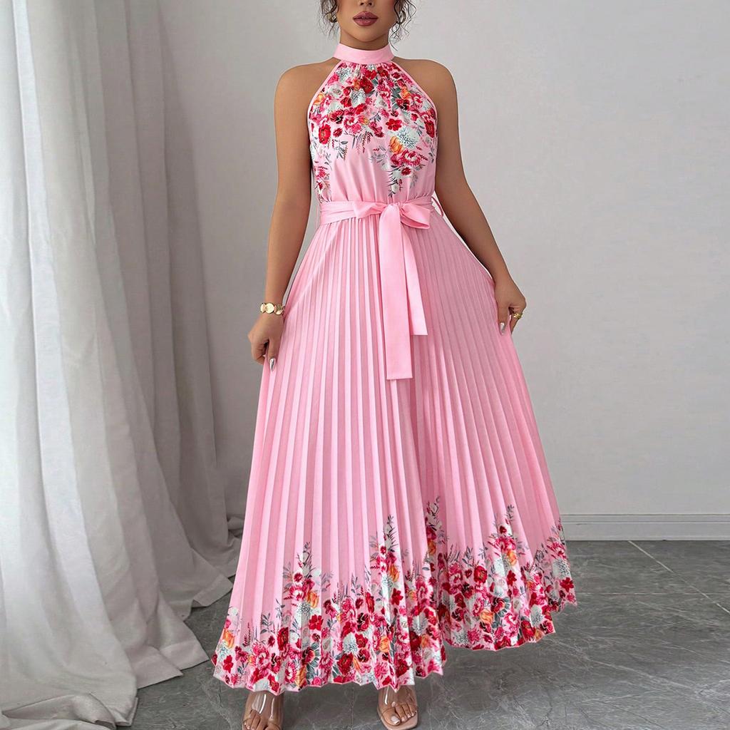 Women's Casual Fashion Sleeveless Retro Retro Dress