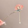 Traditional Sandalwood Hairpin for Chinese Cheongsam & Hanfu Updo