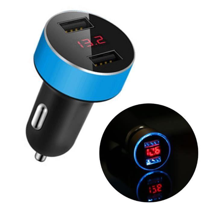 Mini Portable Fan - USB Rechargeable - 1200mAh - Hanging - Blue - 45 dB