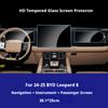 For 24-25 BYD Formula Leopard 8 Car GPS Navigation Film and Instrument Scratch Resistant Film Co Pilot Entertainment Screen Film