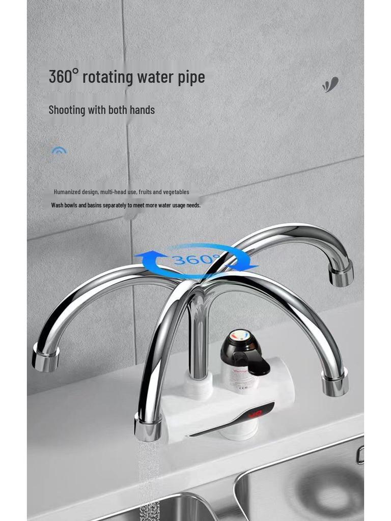 Dual-Use Instant Electric Hot Water Faucet for Kitchen & Bathroom