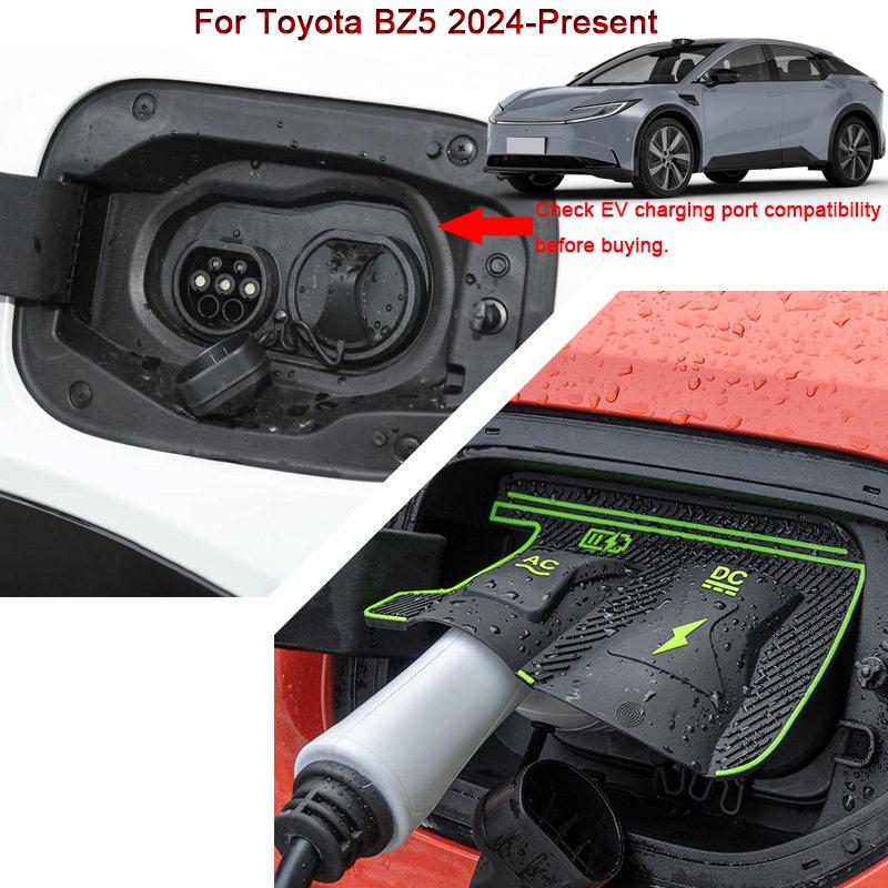 For Toyota BZ3 BZ5 BZ3X -Present New Energy Car Rain Shield Sticker EV Charging Port Waterproof Protector Cover Accessories