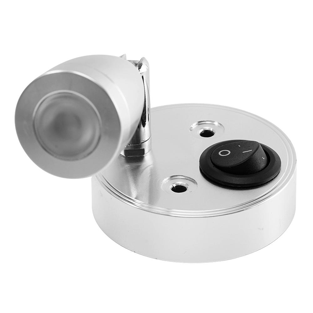 DC12V 3W LED Spot Reading Light RV Camp Boat Wall Bedside Lamp Boat Home Trailer Interior