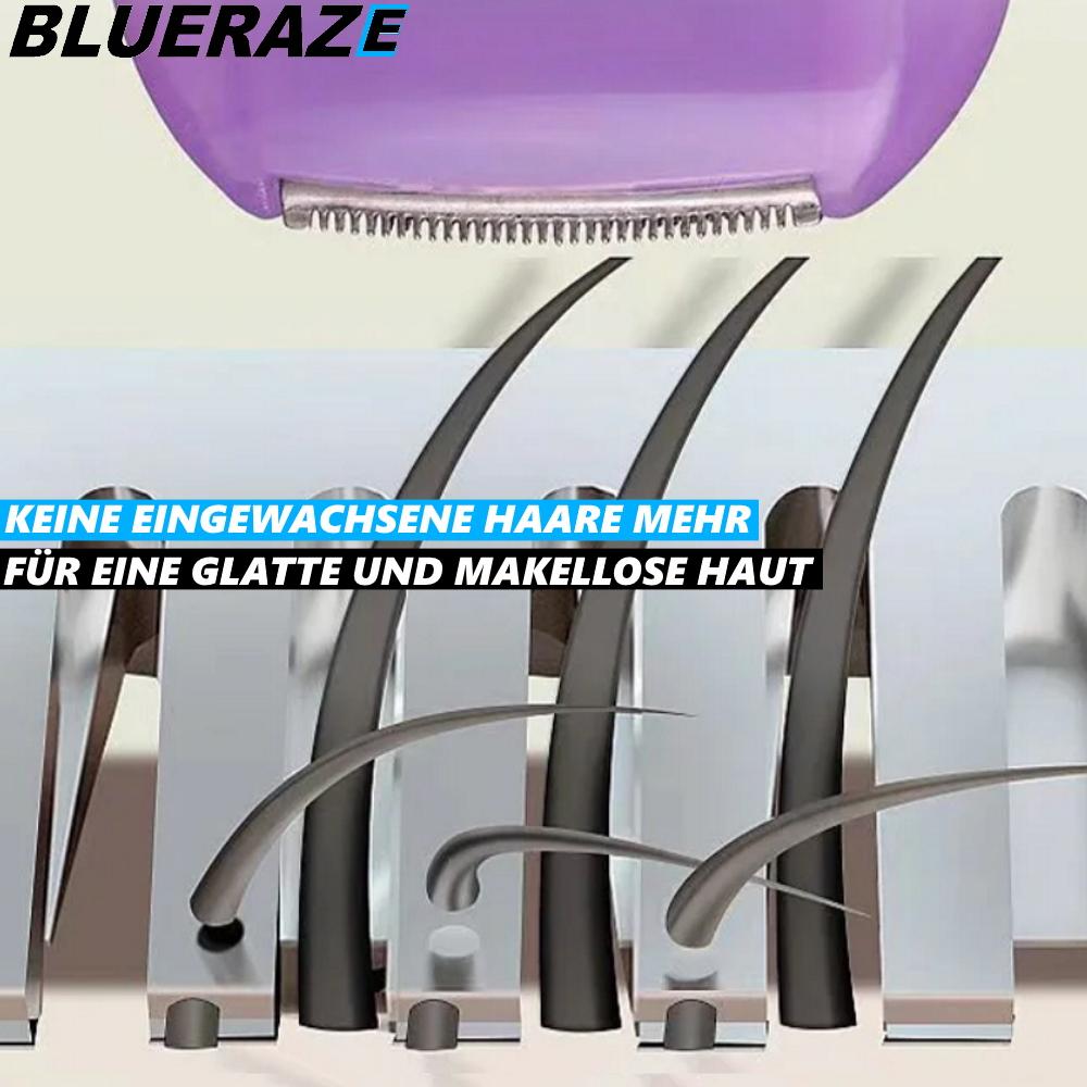 BLUERAZE Epilierer Rasierer Haarentferner Blaulicht Schmerzfrei elektrisch Damen