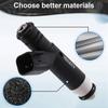 4-Color Plastic Fuel Injector Nozzle for Ford E-150/E-250 - Black