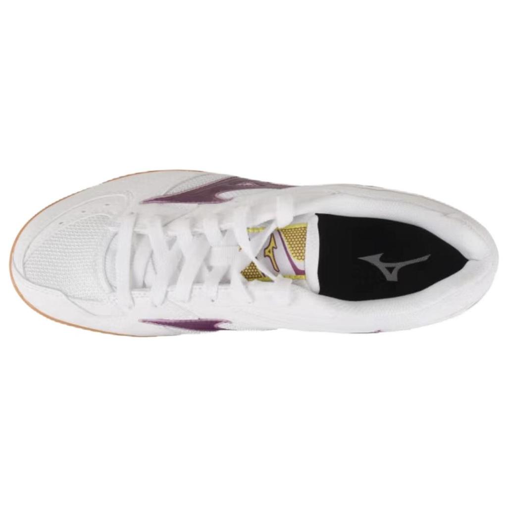 Mizuno Crossmatch Plio RX 4 Cushioned Wear-Resistant Breathable Low-Top Training Shoes Unisex White Purple Mizuno 81GA183042